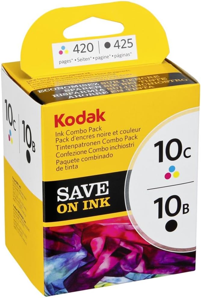 Kodak 10B / 10C Ink Cartridge - Combo