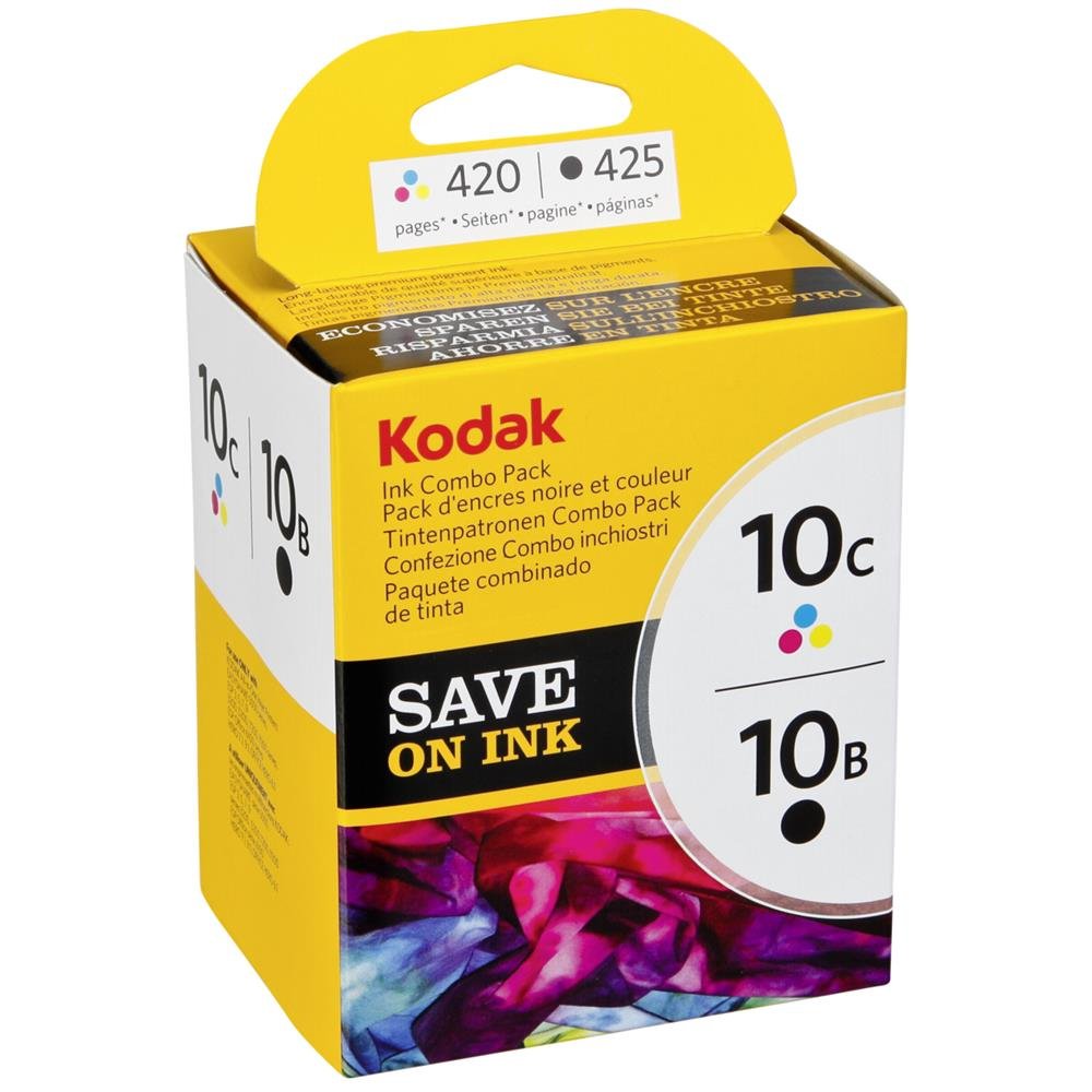 Kodak 3949948 Oryginalny wkład atramentowy 10B/10C Combo Pack - czarny/kolorowy (425/420 stron)