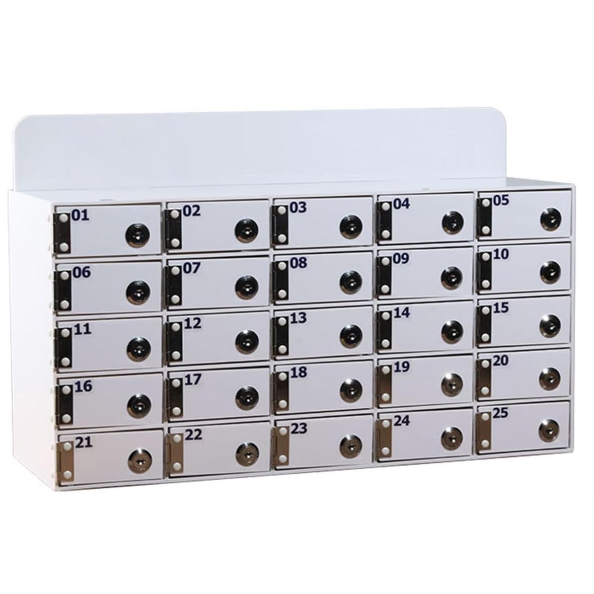 Armario Mural con Cerradura para teléfonos móviles - 40 de acrílico para oficinas y escuelas. Ideal para la stión Segura de Dispositivos móviles y soluces de Seguridad.