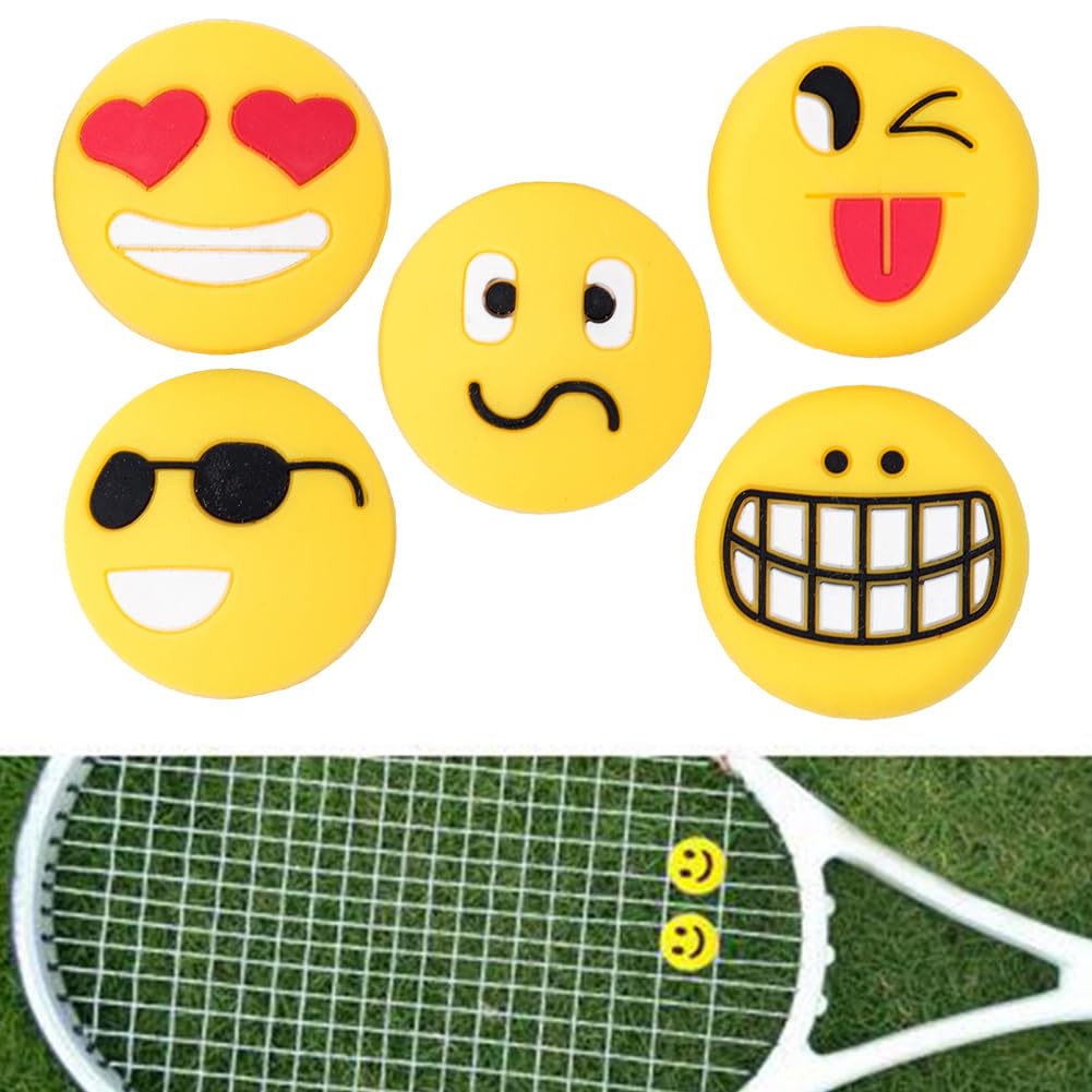 Tokaneit Ammortizzatore per Racchetta da Tennis in Silicone 5 Pezzi