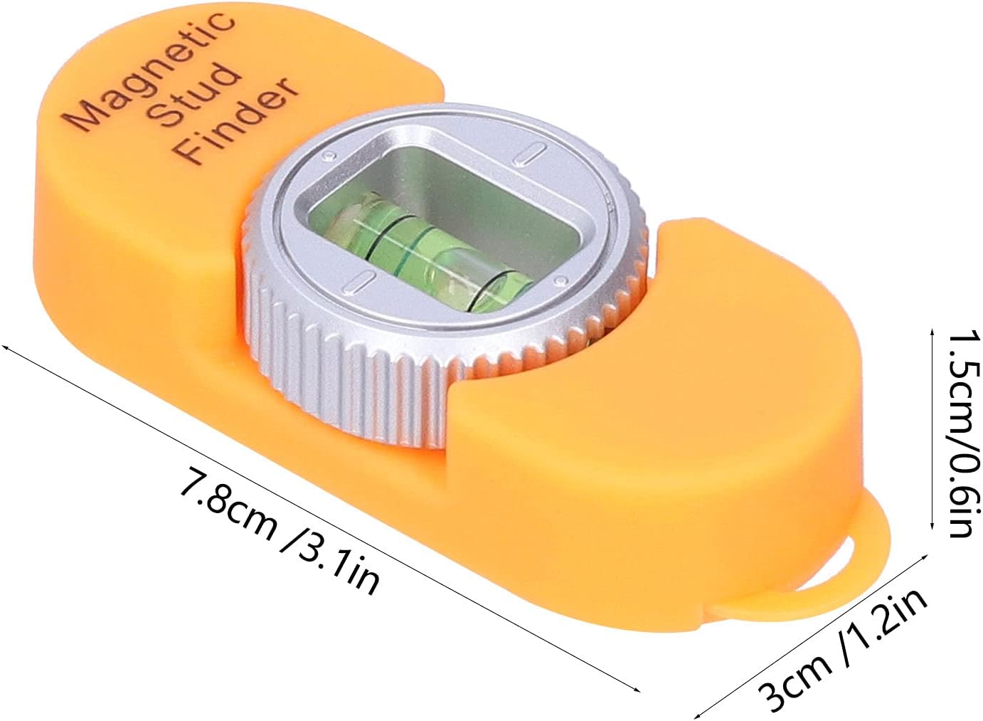 TOPINCN Stud Finder, Magnetic Stud Finder Portable Metal Detector Detection Electrical Equipment for Steel Nails Screws Detecting Metals (Orange)