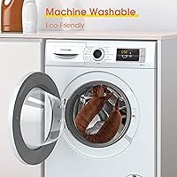 Vista 6 de YOOGO Tope de corrientes de aire para puerta, tope de puerta de 36 pulgadas para parte inferior de la puerta, tope de corriente de aire pesado