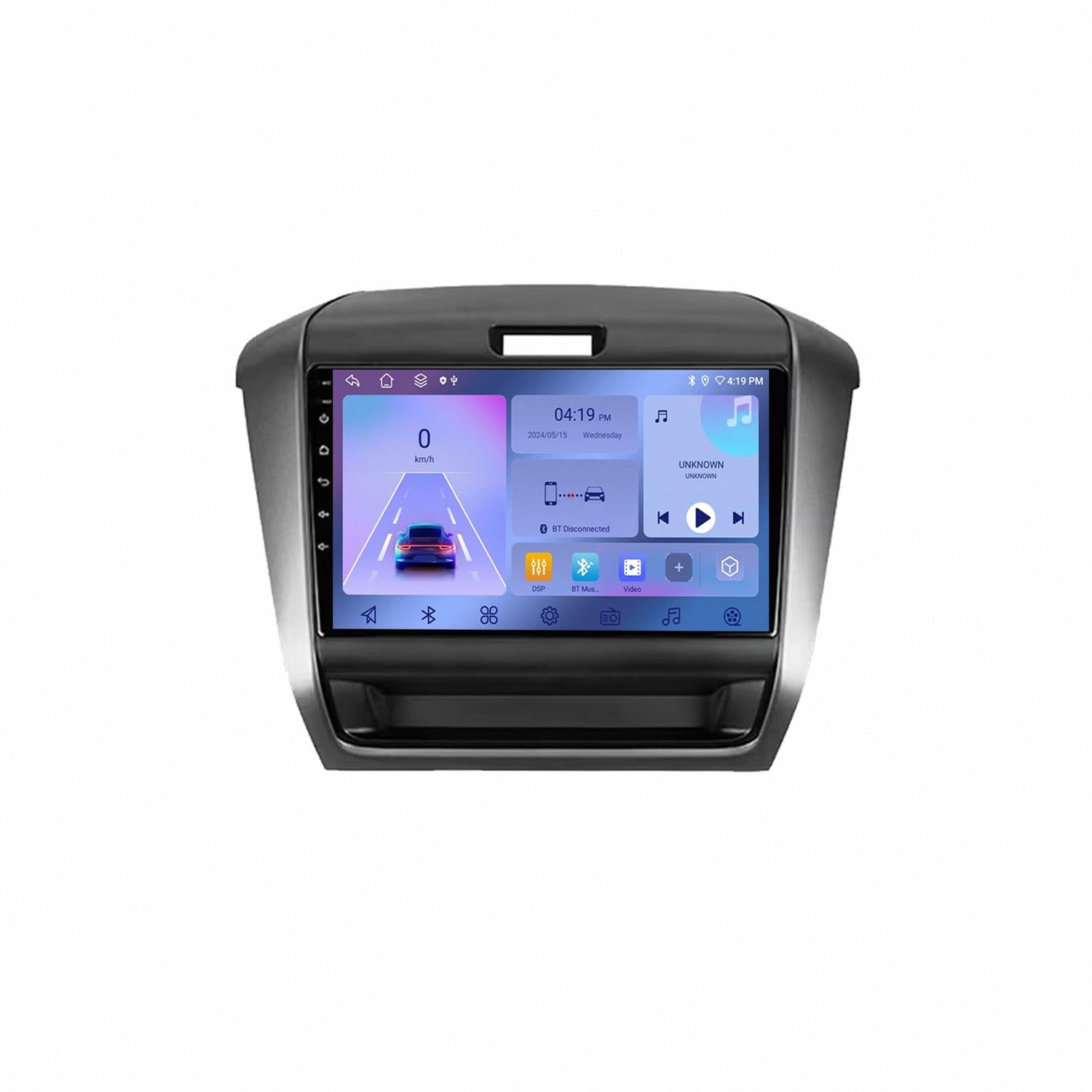 Pantalla Carplay Coche Inalámbrica 1G+32G Touchscreen Bluetooth Mirror Link 8