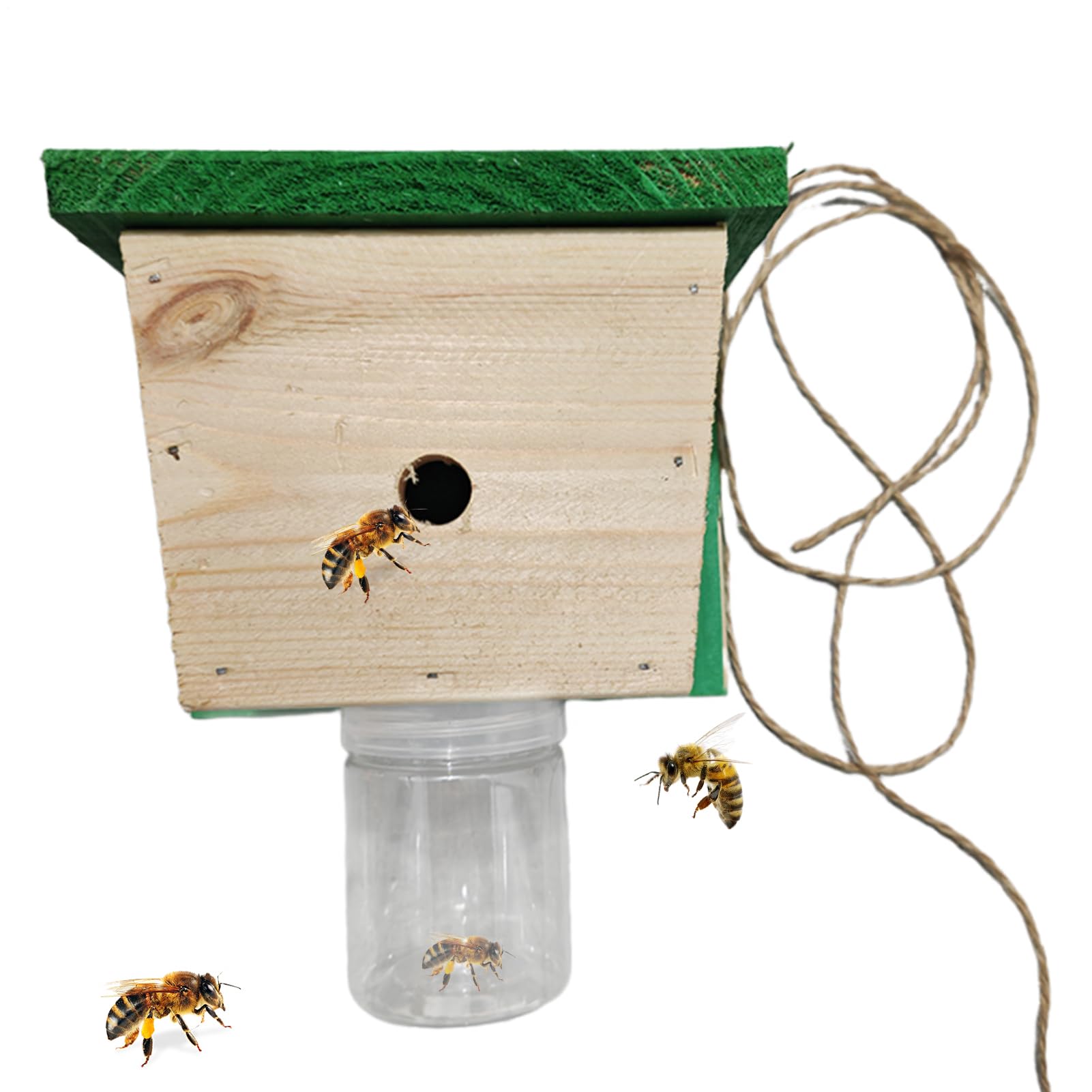 Piège pour bûches anti-fuite en bois premium pour la protection des terrasses
