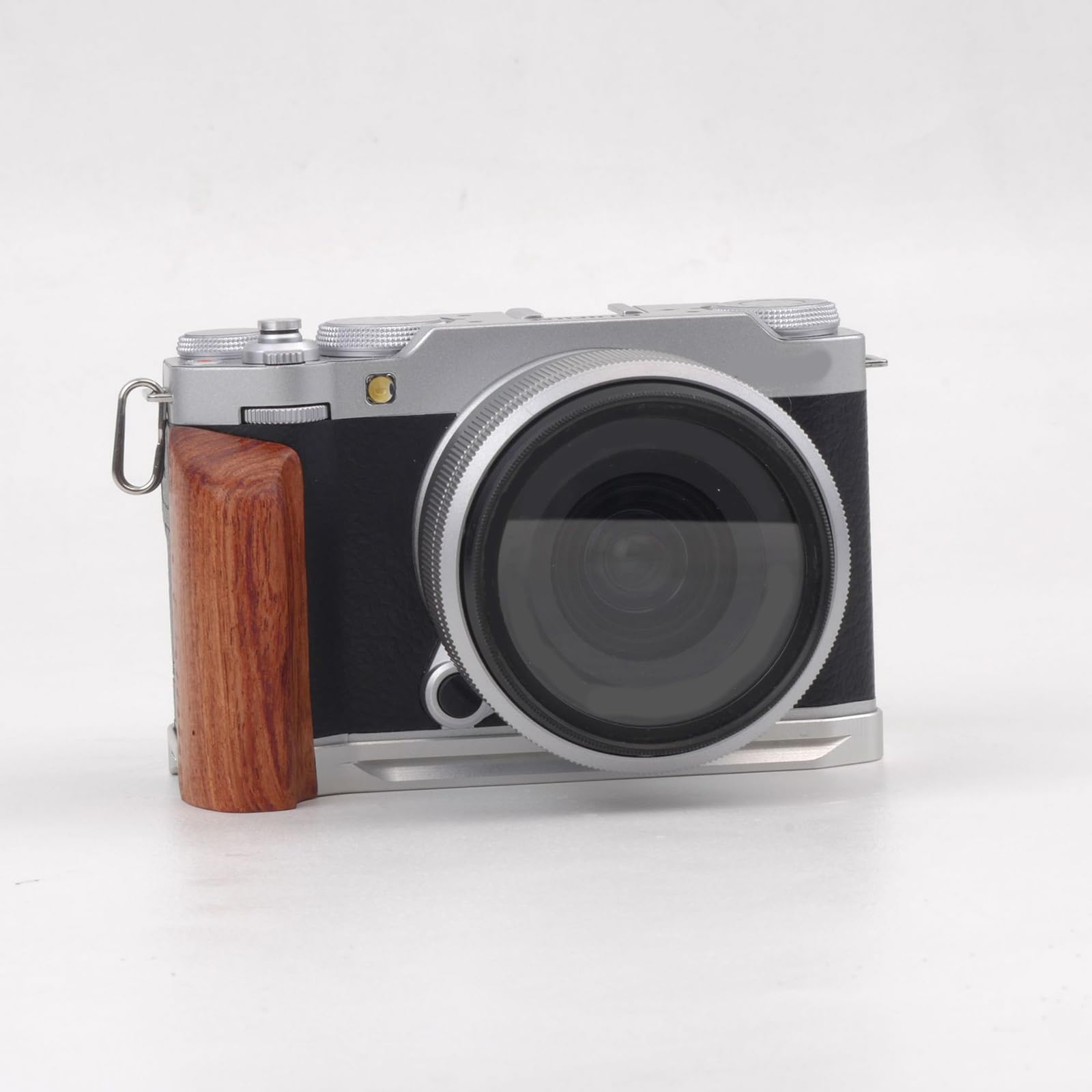 Impugnatura ergonomica in legno per fotocamera XM5 per migliorare le impugnature e un facile accesso alla batteria