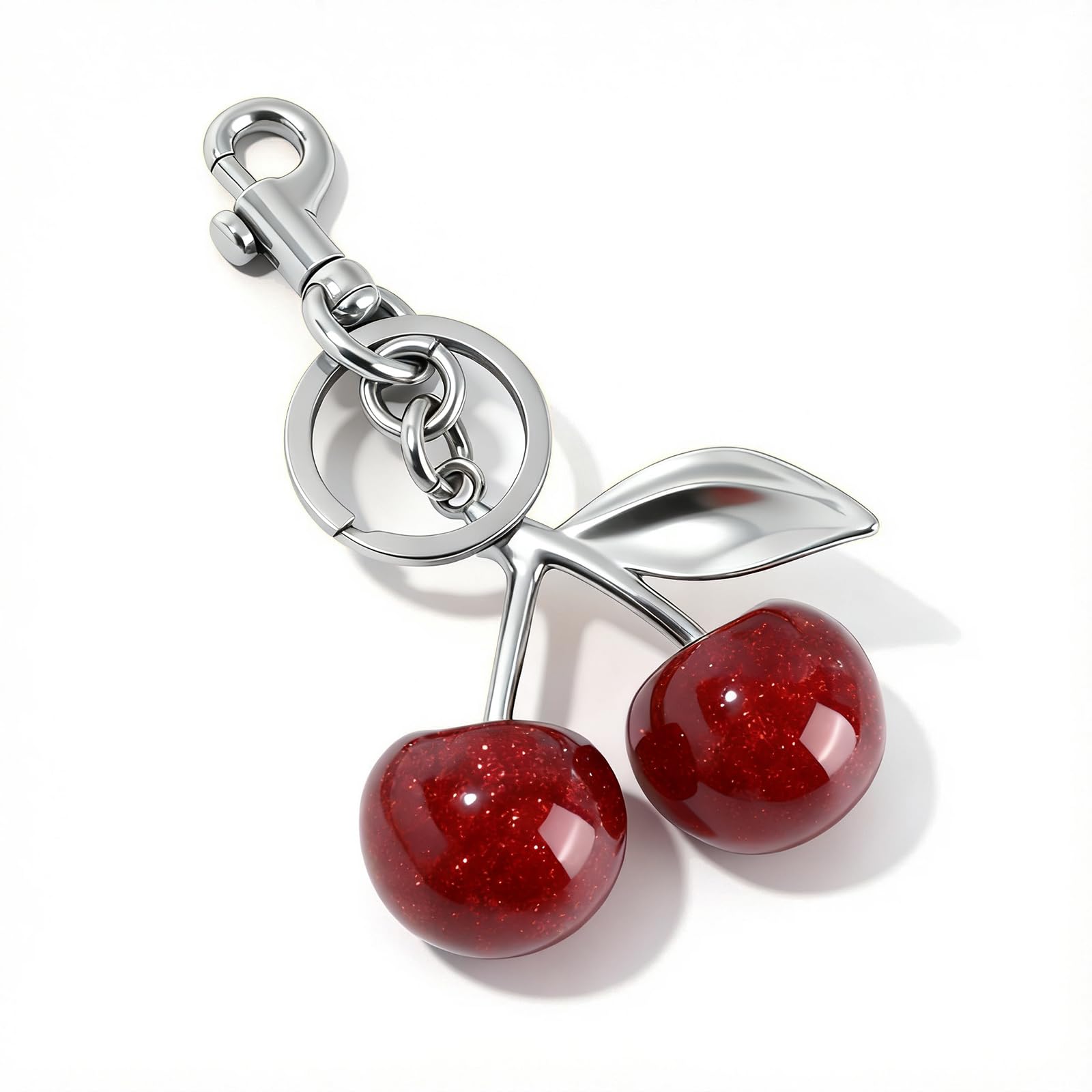 FURQNG Fruit Bag Charms for Purses, Cute Resin Keychain Charms for Women Bag Accessories for Handbags Backpacks, Gift for Her