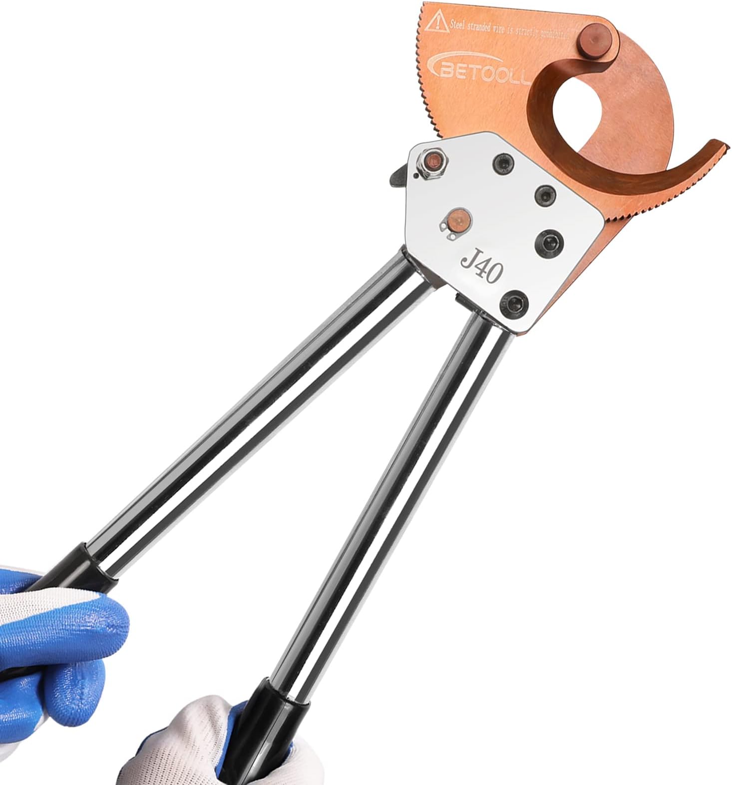 Heavy Duty Aluminum Copper Ratchet Cable Cutters up to 300mm² Wire Cutters 600mcm