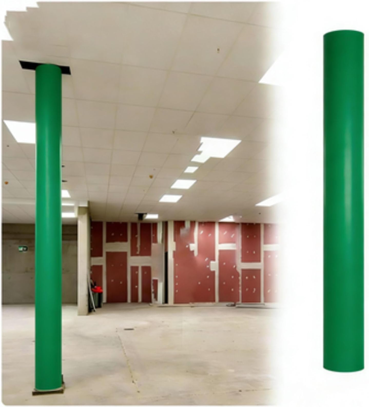 Wrap Around Pole Padding, Round Post Padding for Playground, Gym and Basketball Hoop, Post All Weather Pad
