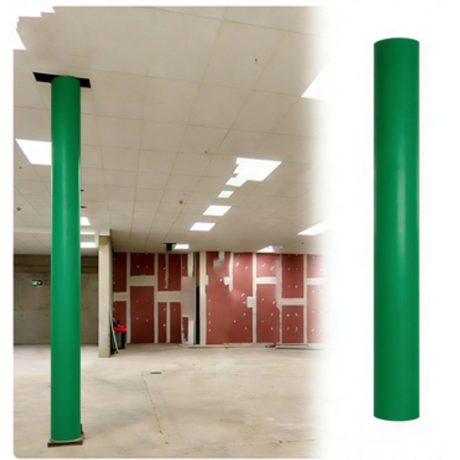 Wrap Around Pole Padding, Round Post Padding for Playground, Gym and Basketball Hoop, Post All Weather Pad