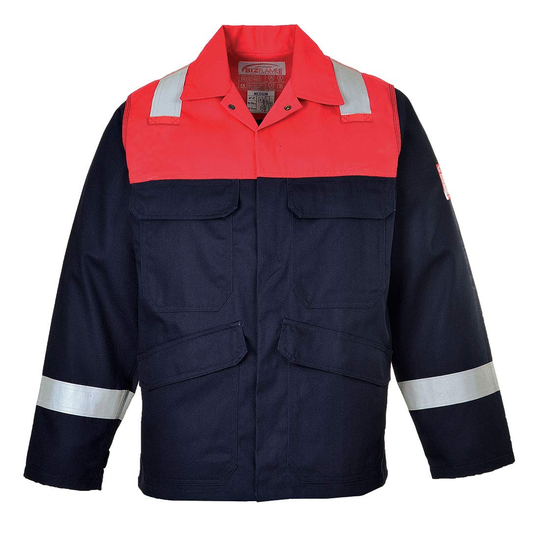 Portwest FR55 Giacca Bizflame Plus, Taglia M, Navy - 4
