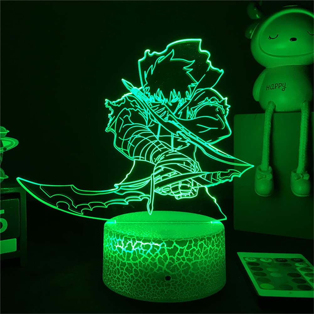 Amazon.co.jp : アニメ 漫画 小説 ソロレベリングフィギュア 3D LED