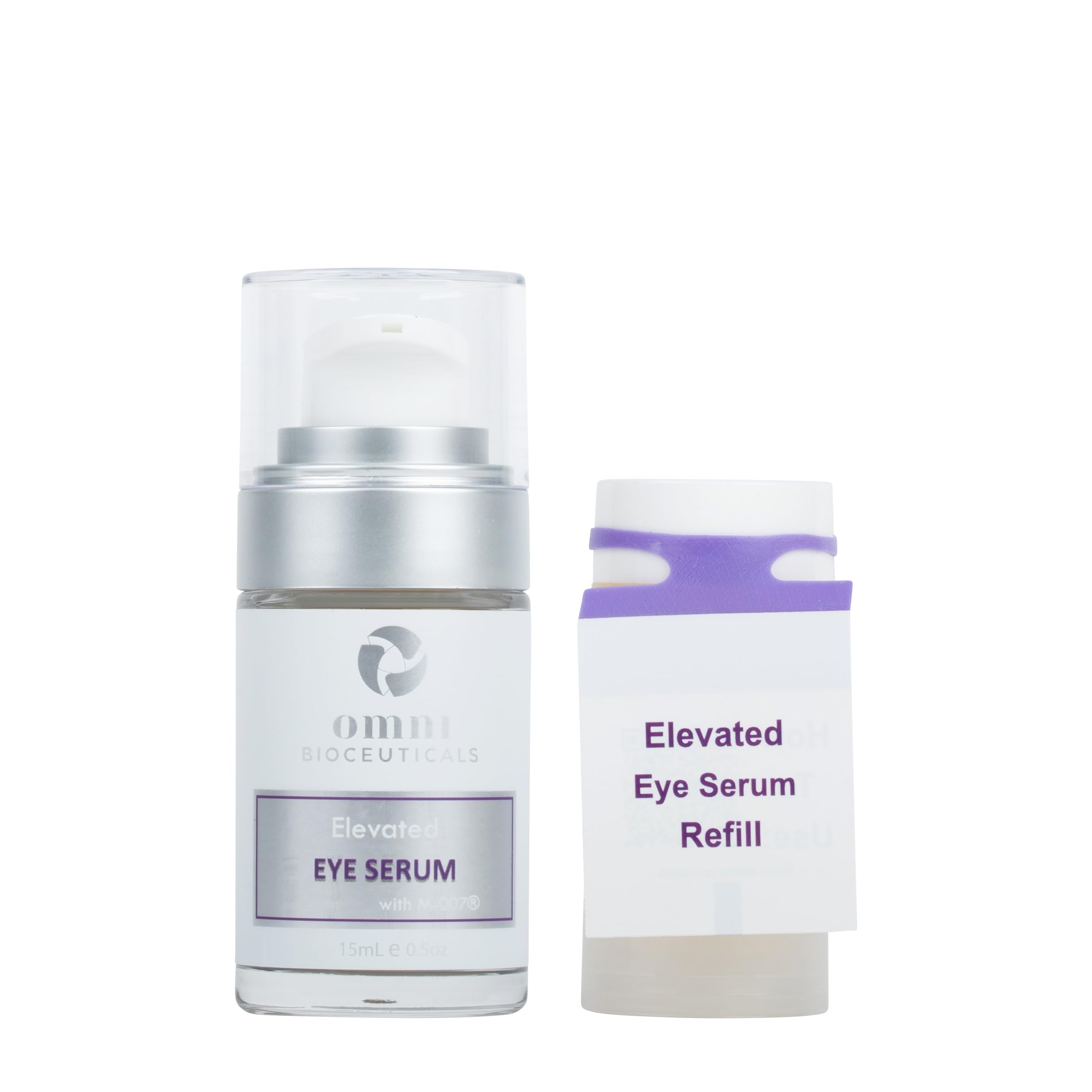 Omni Bioceuticals Elevated Eye Serum with M-007® with Refill - 15ml Serum with Additional 15ml Refill