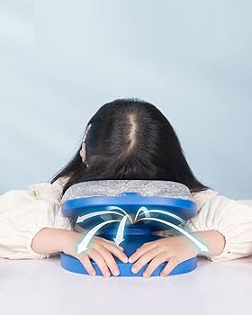 青くんセット(まくら専用) Amazon｜ケイ・ララ 昼寝枕 デスク うつぶせ [ブルー] うつ伏せ