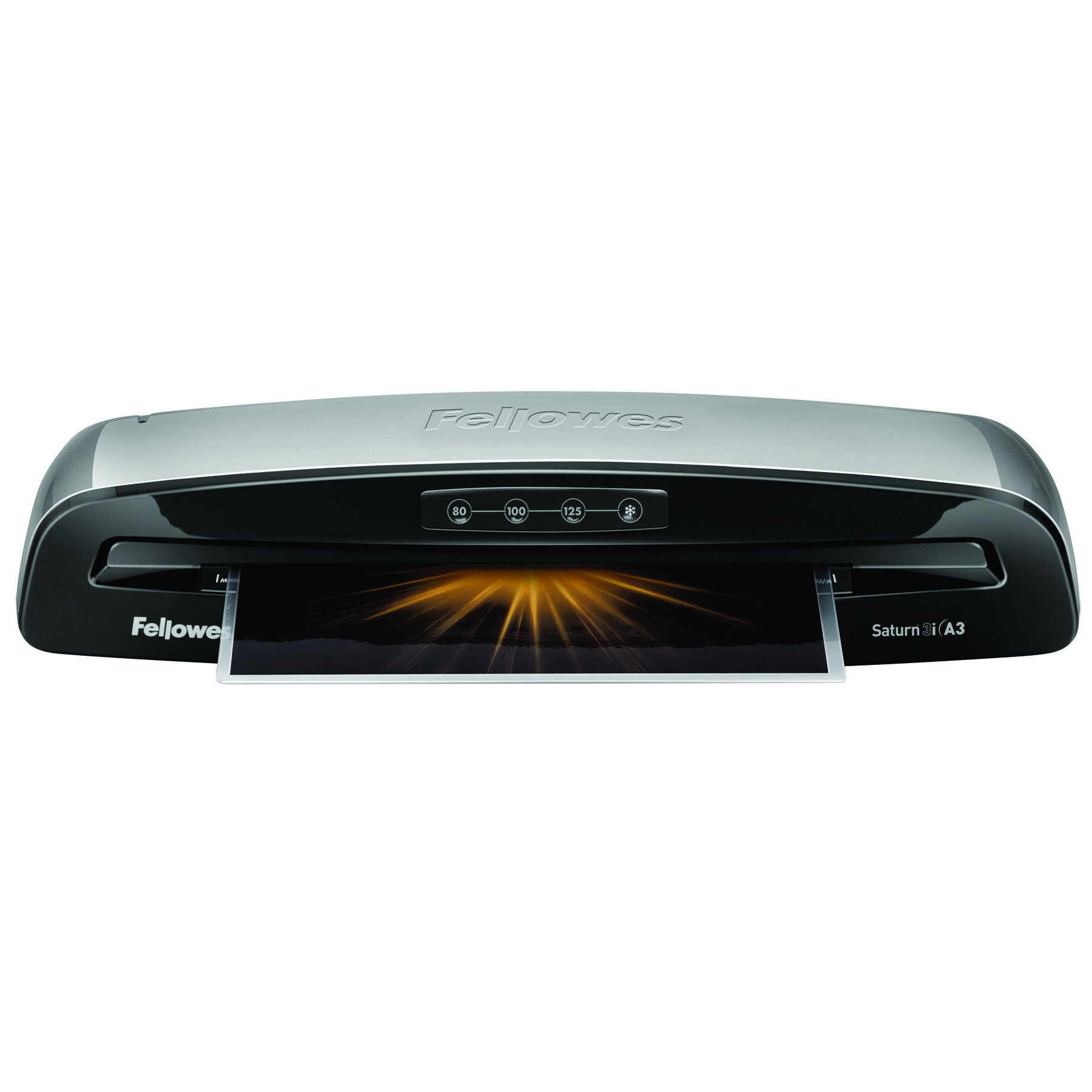 Fellowes Saturn 3i A3 Laminiergerät für 80-125 Micron Folien, 60 Sek. Aufwärmzeit, staufreies Laminieren, inkl. 10 gratis A4 Folien + ImageLast Laminierfolien (80 Mikron, DIN A4, 100 Stück)