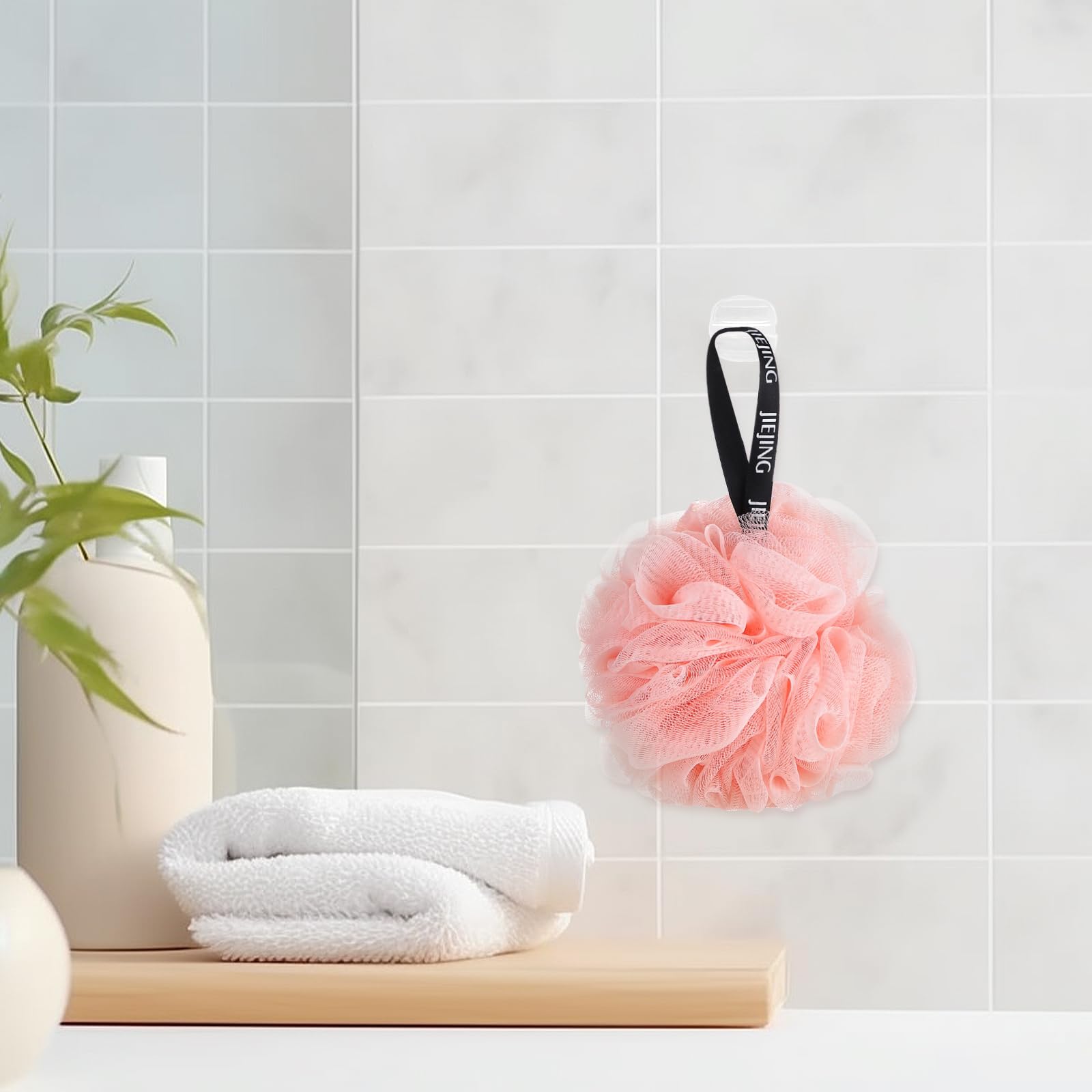 LUEXBOX 6 soportes para cepillo de dientes con ventosa para espejo, colgador de cabezal de cepillo de dientes eléctrico montado en la pared para baño, gancho multifuncional impermeable para toalla,
