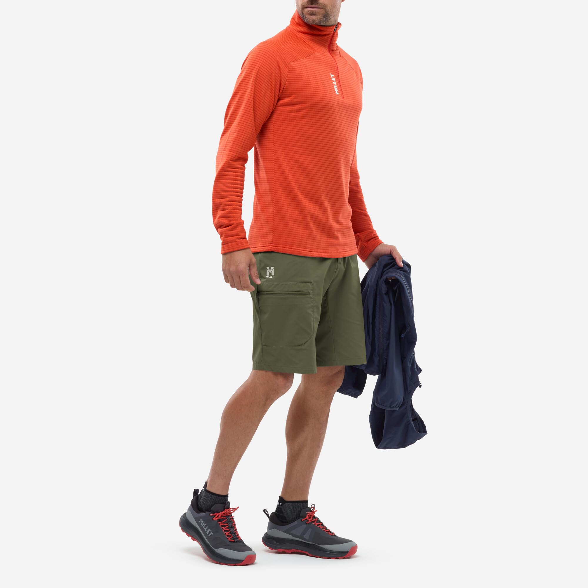 MILLET Short Homme Randonnée Stretch Déperlant Respirant Confort