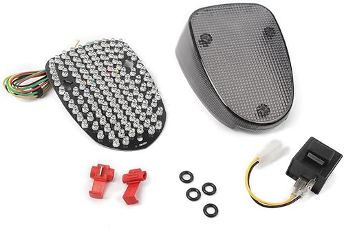 Miniatura 10 de GZYF Lente transparente para motocicleta, luz trasera, señal de giro de freno para 96-13 para Yamaha Royal Star XVZ1300  02-10 para Yamaha V-Star