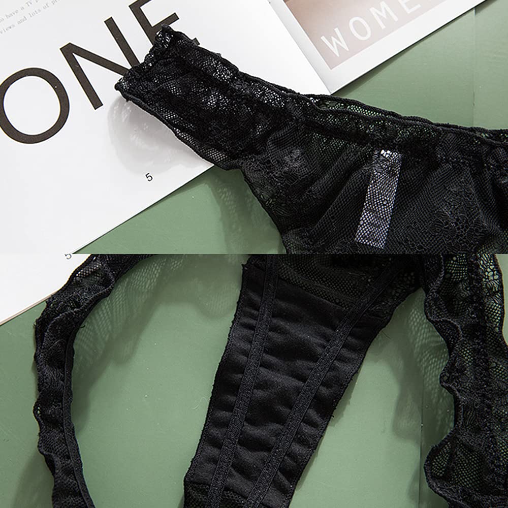 JasmyGirls Lace Thongs Underwear Ladies Panties Bunny Cosplay Lingerie Cute Tail Anime Panty Sexy G-String kawaii Briefs