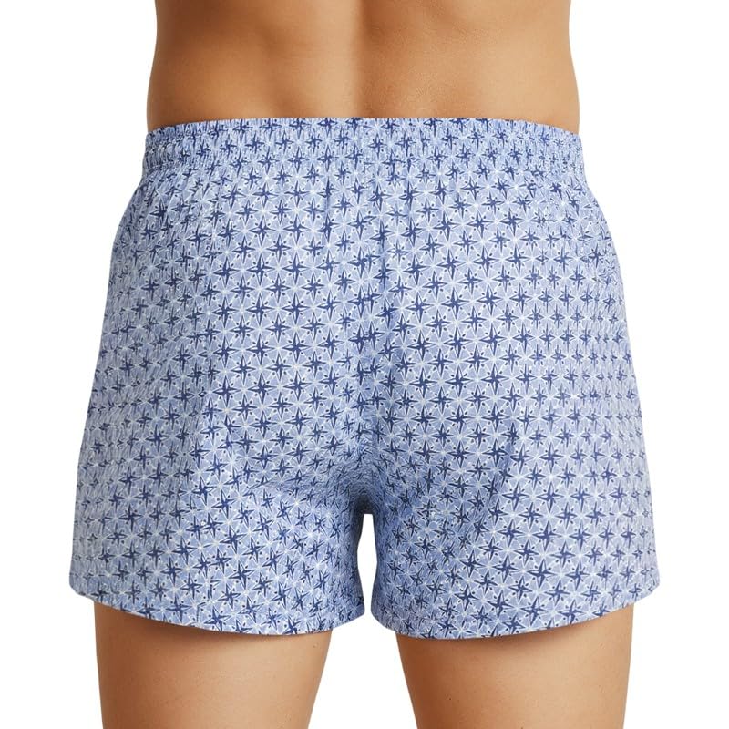D.E.A.L International 5-er Set Boxershorts Blau mit Motiv Mix