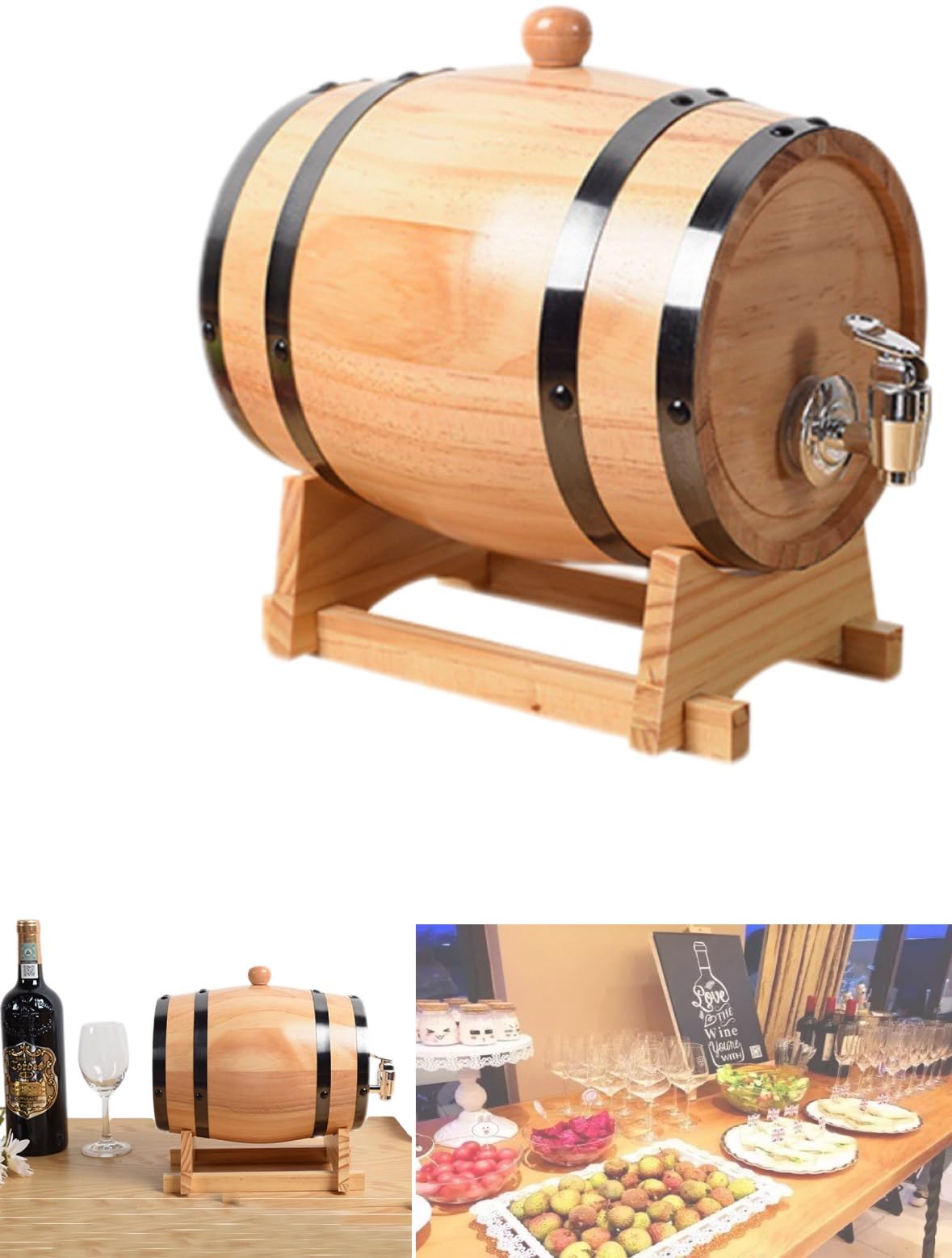 Amazon.co.jp: ウイスキー樽ディスペンサー、ウイスキー樽、ウイスキー