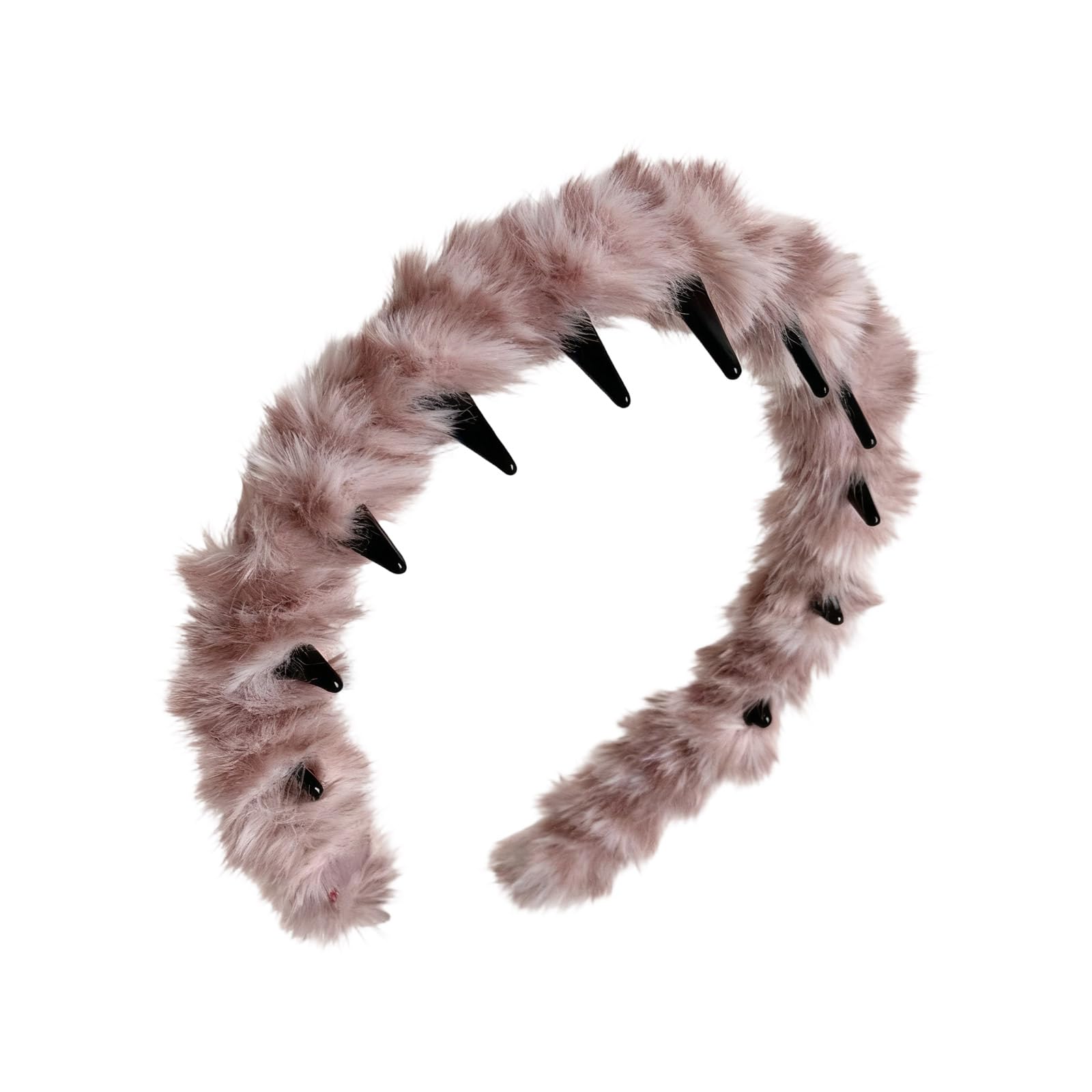 YUXITA Soft Plush Waved Headband Edges Secure Hold Comfortable Hair Accessories Fashion Hairband For Women Men