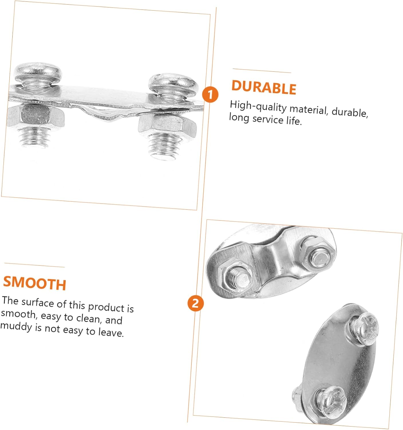 Toyvian Durable Mudguard Clips for Mountain Bikes Fixed Clips for Easy Installation Versatile Bike Accessories