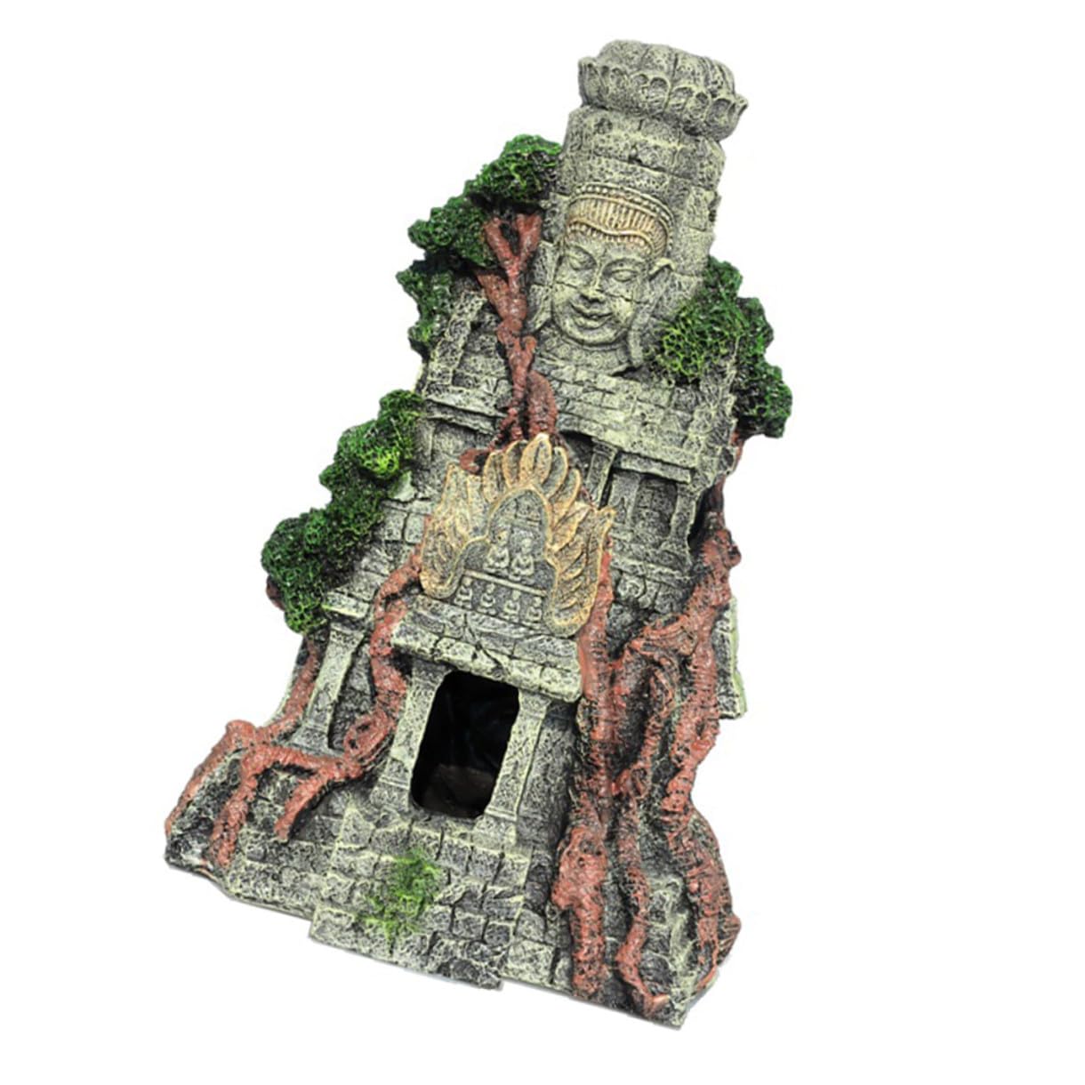 Toddmomy 1pezzi Decorazione Acquario Resina con Statua Buddhista Ornamento per Pesci e Paesaggio Sottomarino Decorazione per Ambienti Domestici e Uffici