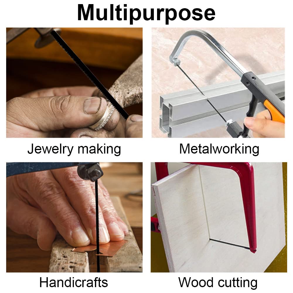 40 Lame Per Sega Da Traforo - 10/15/18/20/24 Denti Per Legno, Plastica E Metalli Teneri - Foto 6