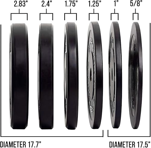 Miniatura 4 de REP Placas de parachoques para entrenamientos de fuerza y acondicionamiento y levantamiento de pesas