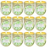 Citronella Candles Outdoor, Scented Candles, Summer Soy Wax Candles, Lemongrass Candles for Outdoor&