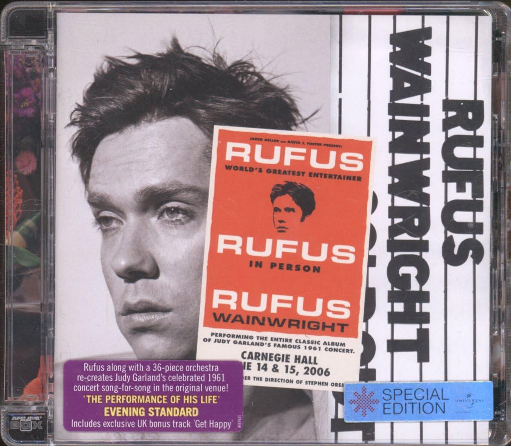 Rufus Does Judy At Carnegie Hall [Audio CD] Wainwright, Rufus and Arthur Schwartz