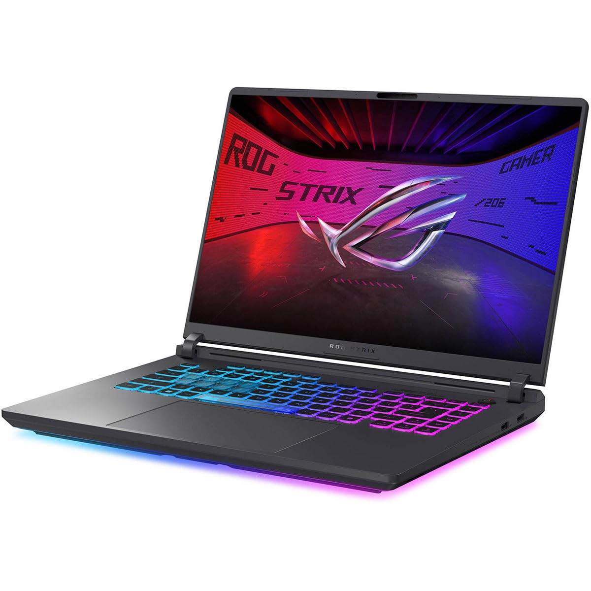 ASUS ROG Strix G16 (2025) Ordenador portátil para juegos, 16" FHD+ 16:10 165Hz/3ms, NVIDIA GeForce RTX 5050, Intel Core i5-13450HX, 16GB DDR5-5600, SSD PCIe Gen 4 de 1 TB, Wi-Fi 7, Windows 11 Home, GV