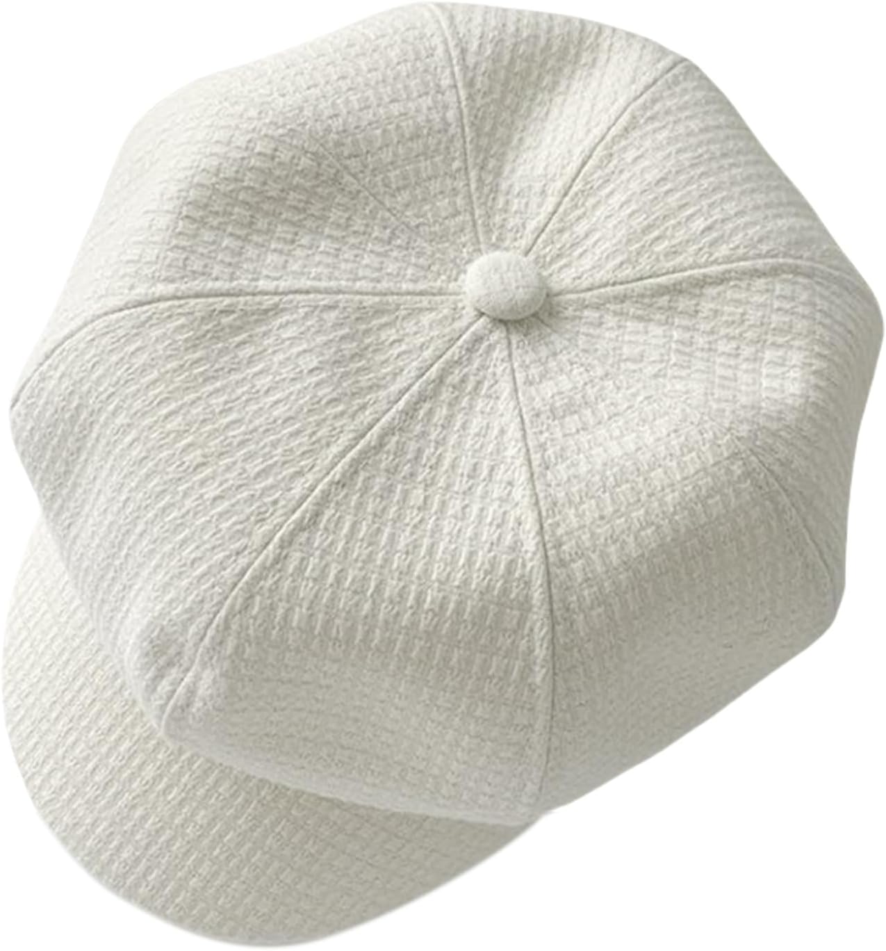 JUMISEE Fashion Tweed Newsboy Cap for Women Warm Visor Beret Cabbie Hat Octagonal Pageboy Cap with Metal Buckle