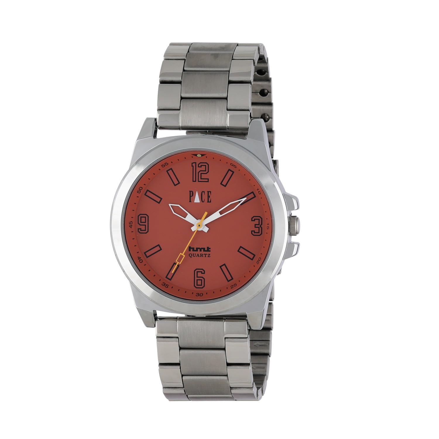 HMT PACE UGSS 101 Saffron Color Watch for Men | 1 Year Manufacturer Warranty | Water Resistant (B0D8JNSKQ4) Amazon Price History, Amazon Price Tracker