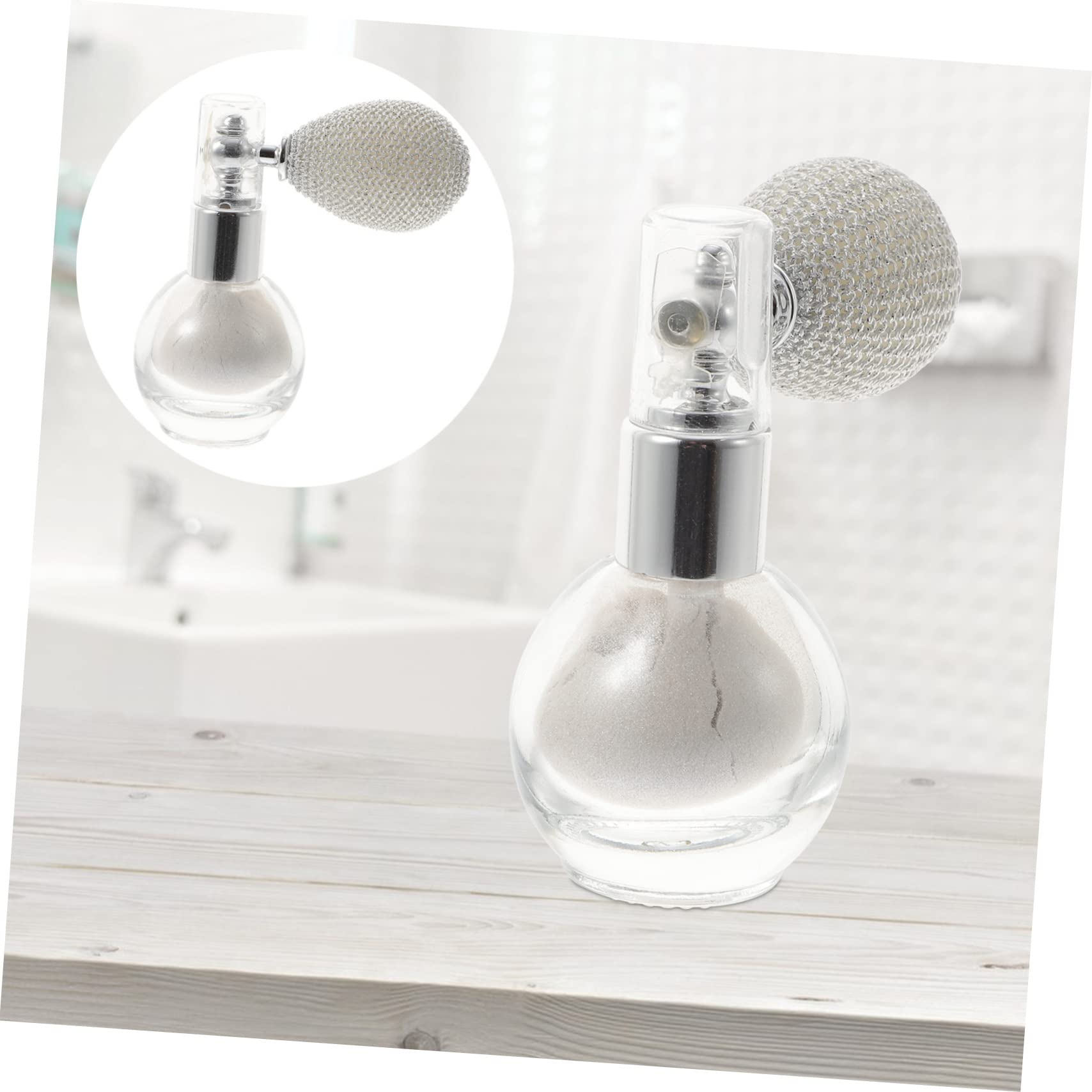 Didiseaon Shimmering Glitter Spray Powder Highlighter Powder Spray for Body Hair Sparkle Loose Powder for Pearl for Makeup and Special Occasions