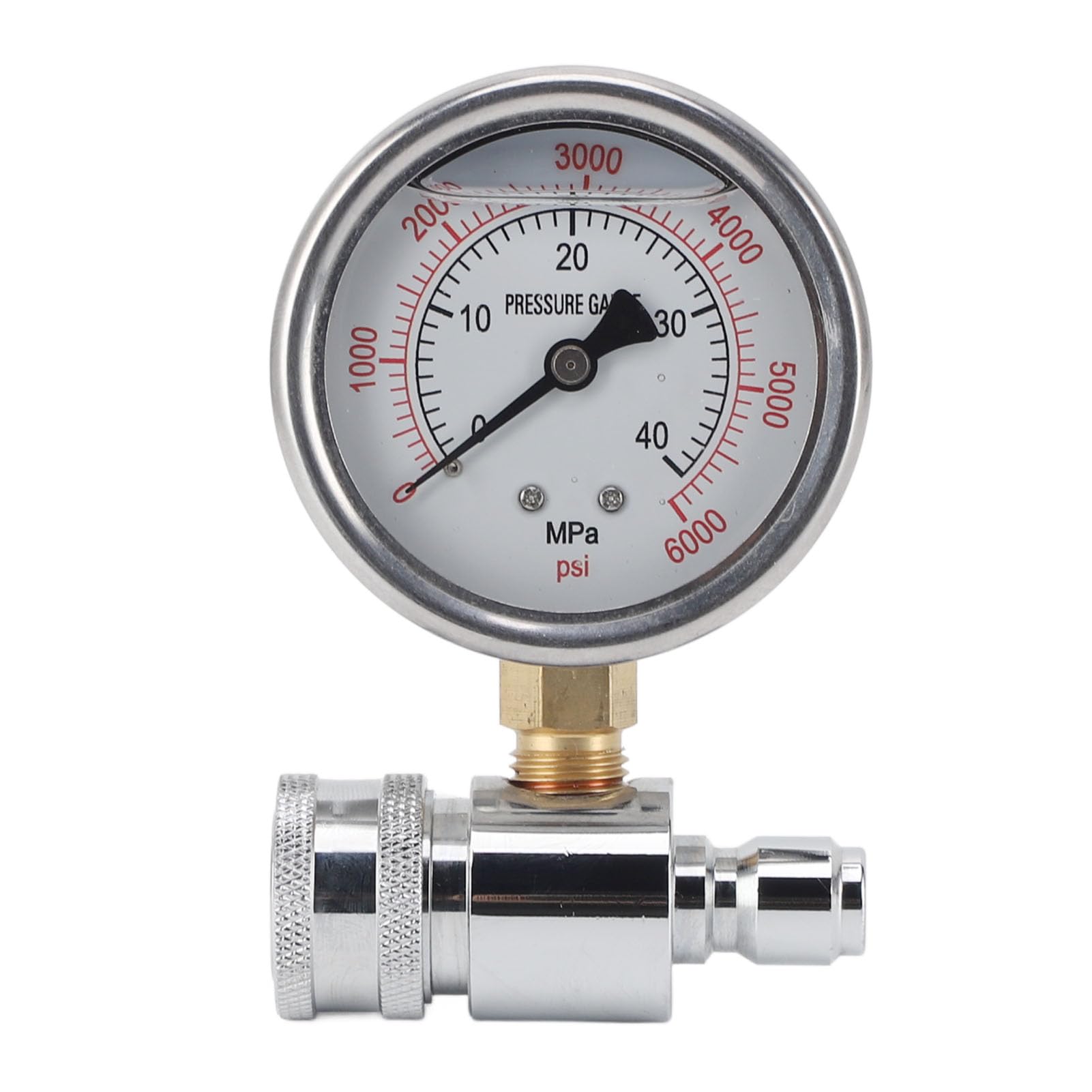 Wasserdruckmesser 0-14 Bar - Edelstahl Messgerät Für Garten, Haus & Bewässerung