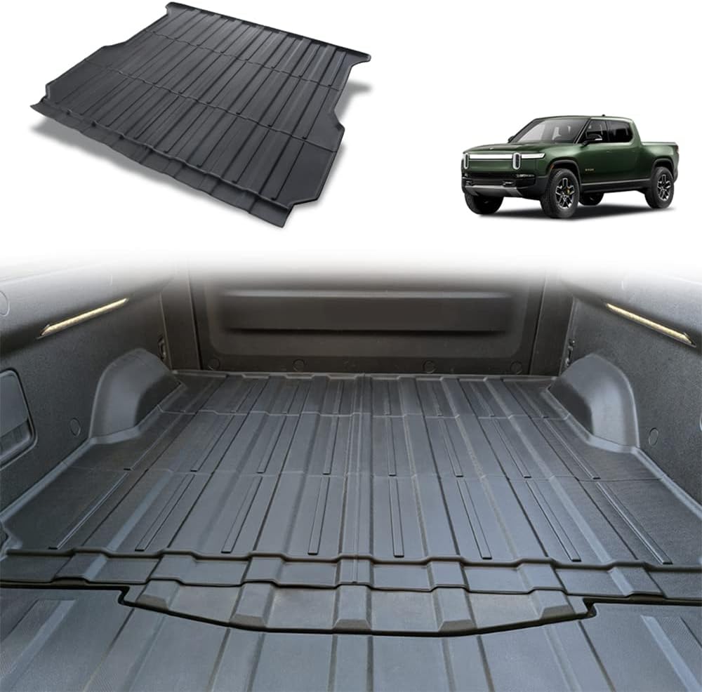 BestEvMod for Rivian R1T Truck Bed Mat Liner Foldable
