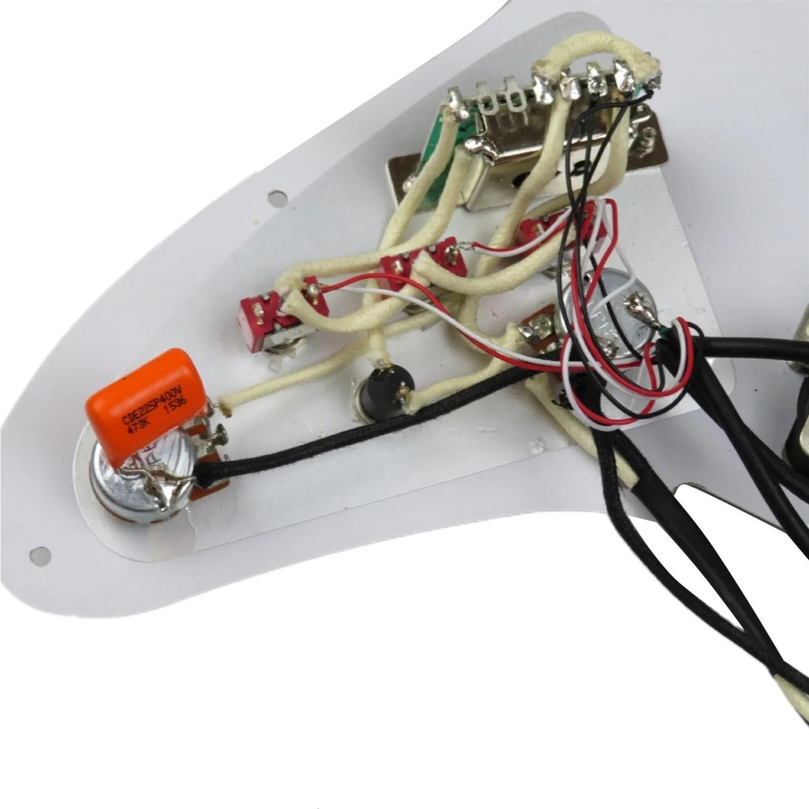 Części Pickguardów Do Gitary Elektrycznej Wstępnie Okablowane Przetworniki Pickguard Do Gitary Humbucker