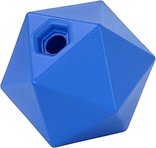 Oypla Coco Equestrian Blue Refillable Hexagonal Horse Treat Ball Stable Paddock Toy