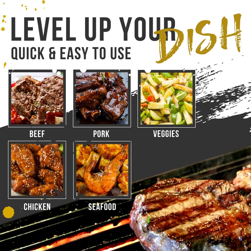 Miniatura 5 de Lane's Condimento dulce de pimienta de limón, mezcla de condimentos de limón totalmente natural con cítricos, pimienta de limón en polvo y miel,