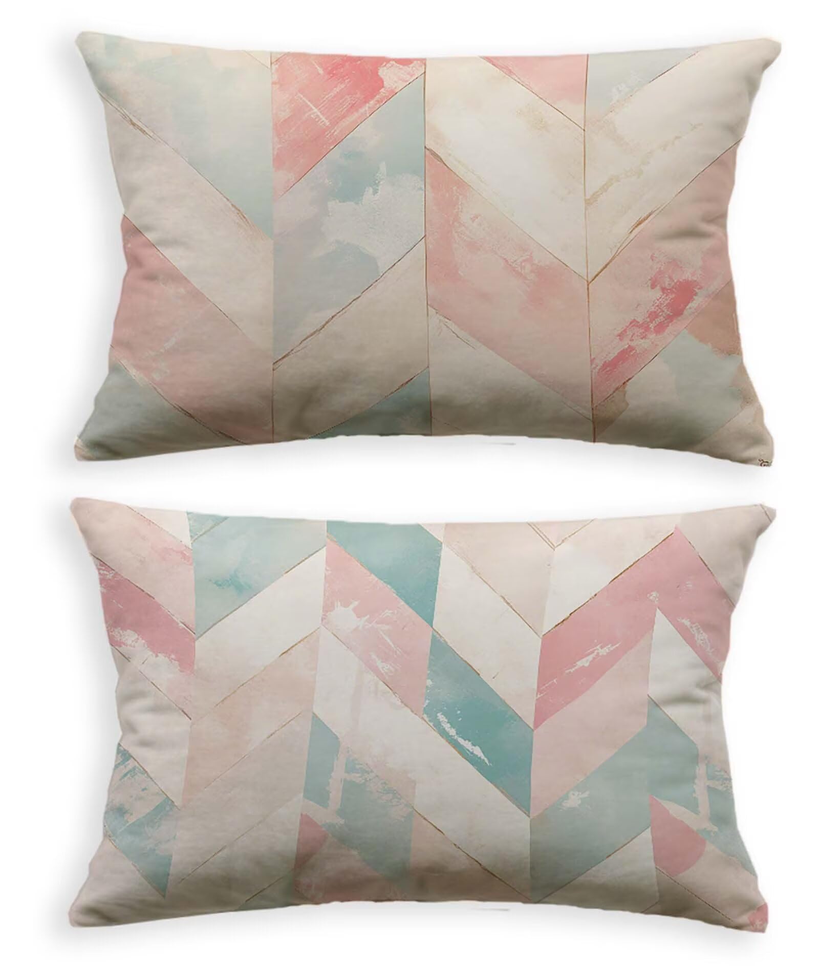 Coussin Moderne 70x90 en Nouveau Velours avec Fermeture Éclair