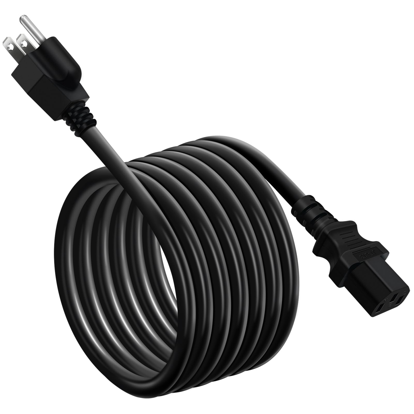 YEZriler 2M/6.6FT Heavy-Duty Charging Cable for Jackery Power Station Explorer 3000/2000/1500/1000, Ecoflow Delta/River/Series, Bluetti EB3A, Anker 757/767, 125Volt 15Amps AC Power Cord