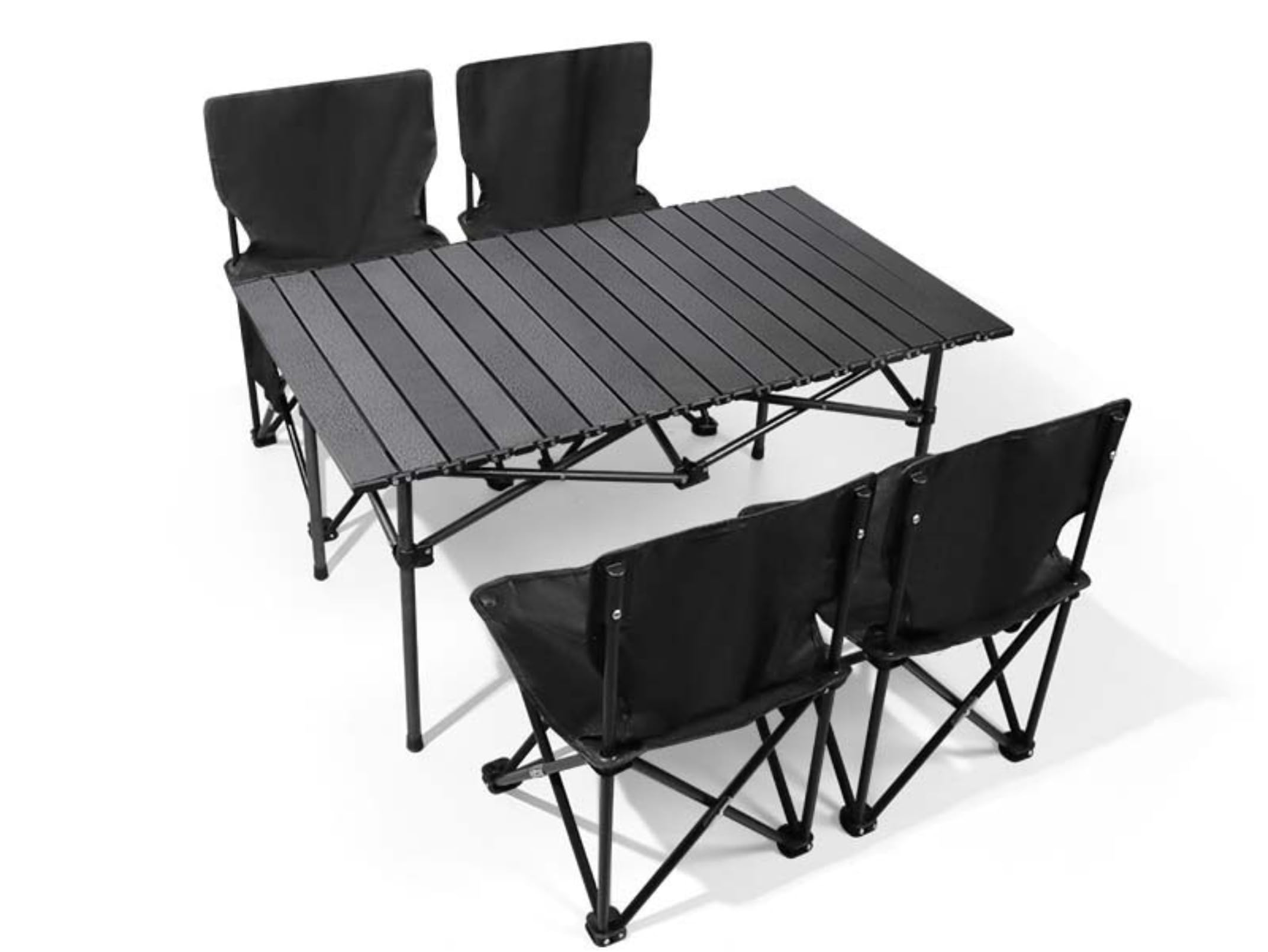 Amazon | アウトドア5点セットテーブル椅子アルミテーブル椅子