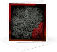 Vista 5 de 3dRose Gothic Rose - Tarjetas de felicitación, 6 x 6 pulgadas, juego de 6 (gc_41295_1)