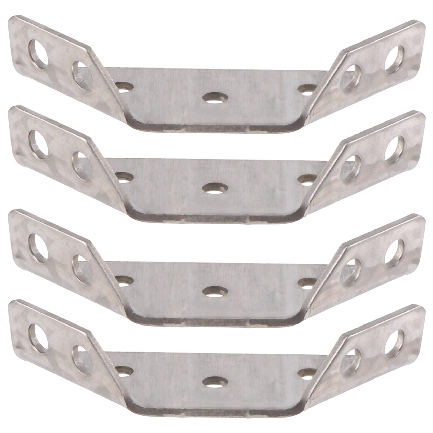 Littimoon 4pcs Multifunctional Stainless Steel Angle Code Right Angle Fixed Bracket Furniture Wood Board Angle Hardware Accessories