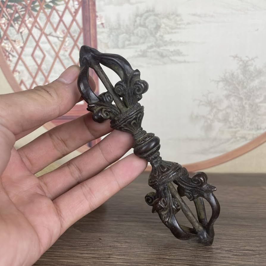 Amazon｜金剛杵（ヴァジュラ） 密教法具 五鈷杵 仏具 寺院用 チベット