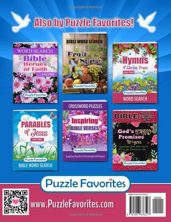 Bible Puzzle Book Large Print: Inspiring Bible Verse Word Search, Cryptograms, Crosswords, Scrambles and More! Activities to Encourage in Christian Faith and Hope - Image 2