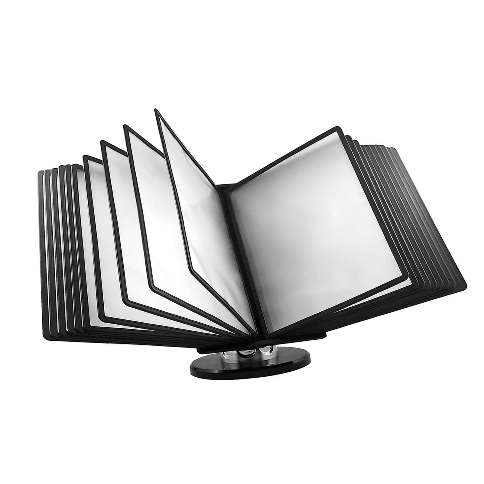 Porta documenti – Organizer da parete, formato A4, 20 pagine, raccoglitore di riferimento per ufficio, PVC e metallo, organizer per documenti da scrivania