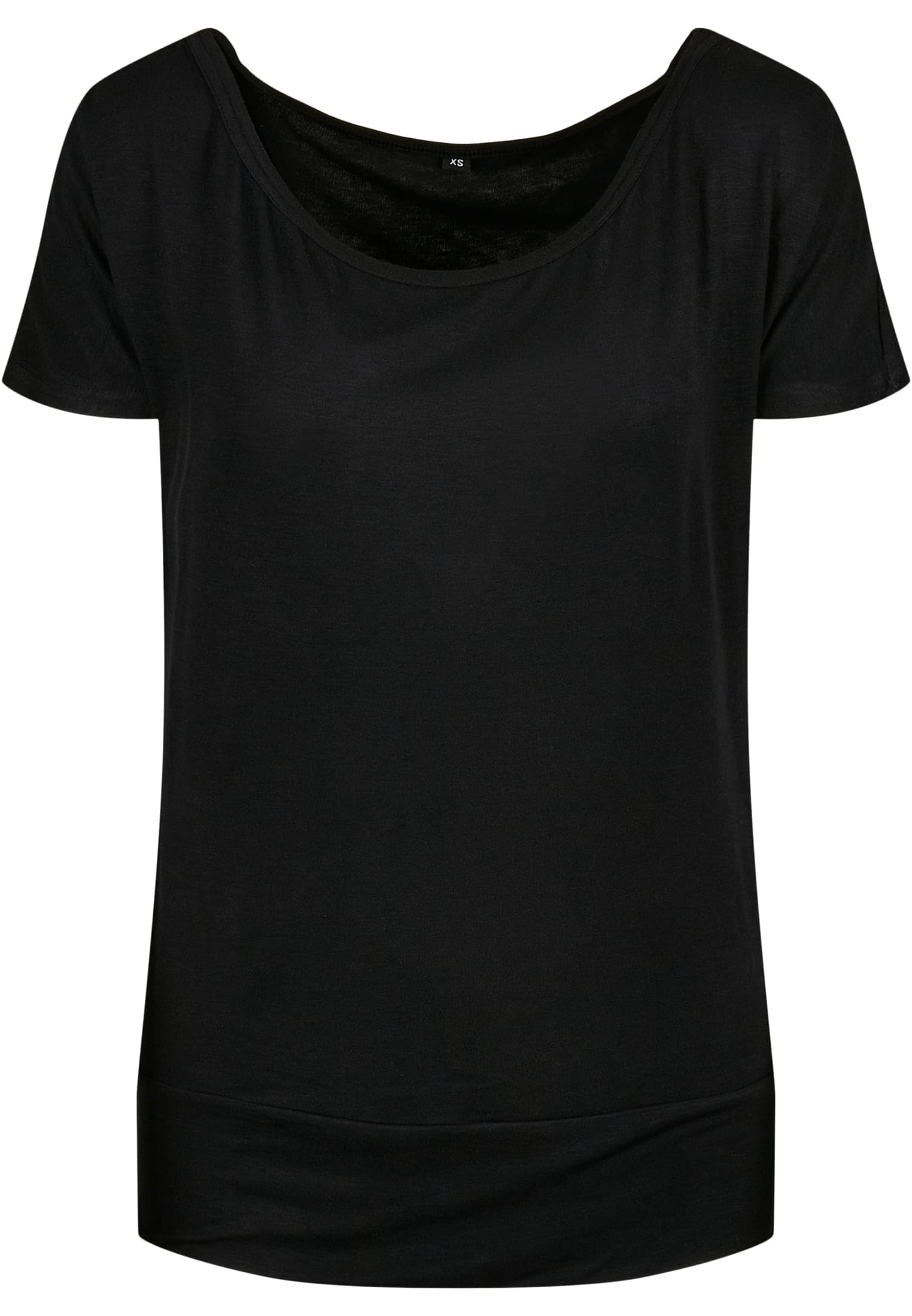 Build your Brand Women's Viscose Tee T-Shirt, White, XXXXXL