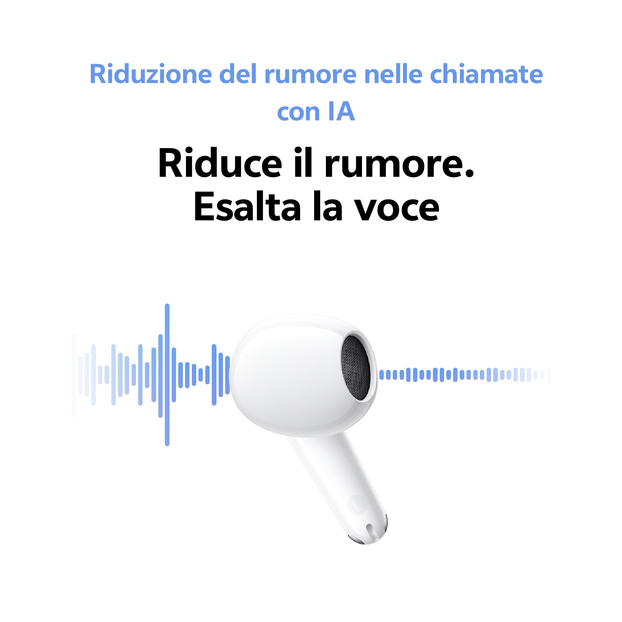 vivo Buds Air3, Auricolari Wireless, fino a 50 Ore di Batteria, Leggerezza 3,6g, Bassa Latenza nel Gaming (88 ms), Doppia Connessione a più Dispositivi, Riduzione del Rumore nelle Chiamate con AI